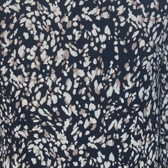 Melloday Floral Print Dress Medium Black White New Lined Short - Picture 5 of 10